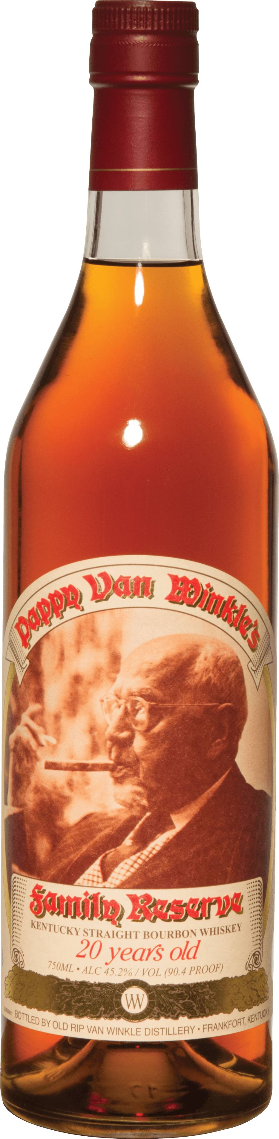 Pappy Van Winkle Family Reserve Bourbon Whiskey 20 year 750 ml