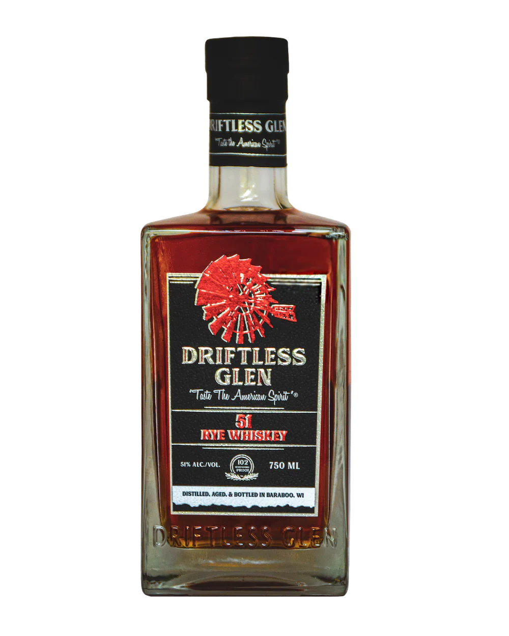 Driftless Glen Distillery Single Barrel Straight Bourbon Whiskey 750ml