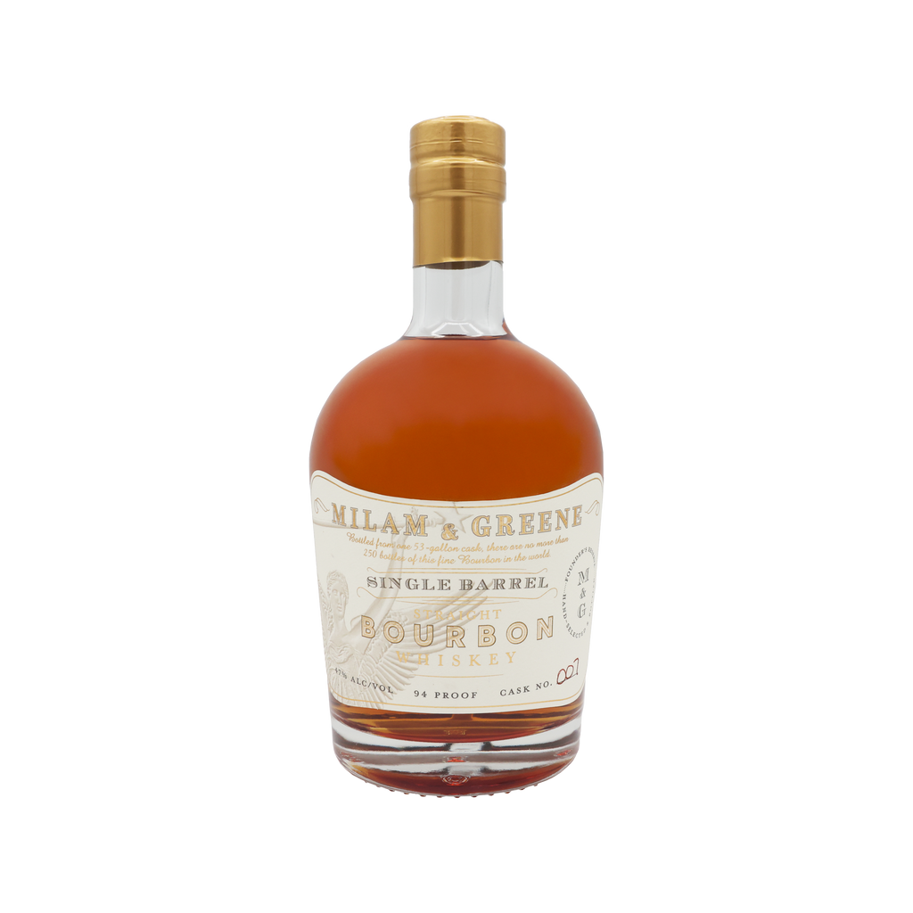 Milam and Greene Single Barrel Straight 750ml